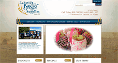 Desktop Screenshot of lakesidebakerysupplies.com